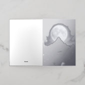 クリムゾンムーンライズグリーティングカード 箔グリーティングカード (外側レイダウン)