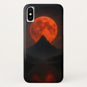 クリムゾンムーンライズマウンテンモバイルケース Case-Mate iPhoneケース (裏面)