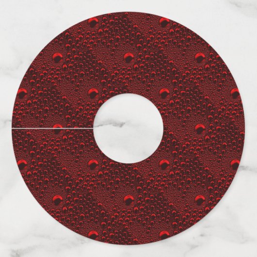 クリムゾンメタルに水が滴る ワイングラスタグ (正面)