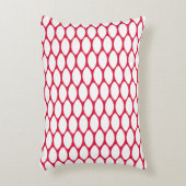 クリムゾンモダンホワイトパターンアクセント枕 アクセントクッション (正面(垂直))