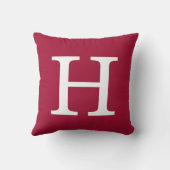 クリムゾンモノグラム クッション (裏面)