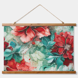 クリムゾンユレタイド開花植物学 吊り下げ型タペストリー