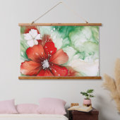 クリムゾンユレタイド開花植物学 吊り下げ型タペストリー (寝室)