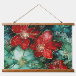 クリムゾンユレタイド開花植物学 吊り下げ型タペストリー