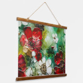 クリムゾンユレタイド開花植物学 吊り下げ型タペストリー (傾斜あり)