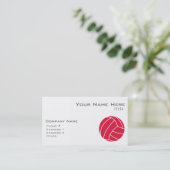 クリムゾンレッドバレーボール 名刺 (スタンド正面)