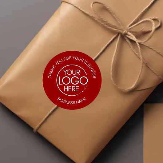 クリムゾンレッドビジネスサンキュー ラウンドシール