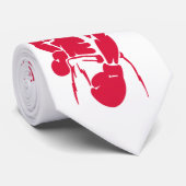 クリムゾンレッドボクシング ネクタイ (ロール)