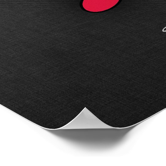 クリムゾンレッドモトクロス ポスター (角)