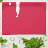 クリムゾンレッド武術アート キッチンタオル (折り畳み)