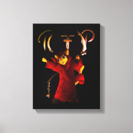 クリムゾンレッド死神ネコ キャンバスプリント