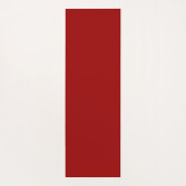 クリムゾンレッド無地のカラー |クラシック |エレガント | ヨガマット (裏面)