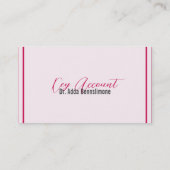 クリムゾンレッド 名刺 (裏面)