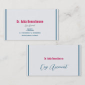 クリムゾンレッド 名刺 (正面/裏面)