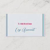 クリムゾンレッド 名刺 (裏面)