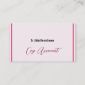 クリムゾンレッド 名刺 (裏面)