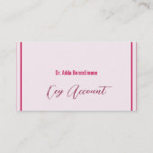 クリムゾンレッド 名刺 (裏面)