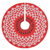 クリムゾンレースクリスマス ブラッシュドポリエステルツリースカート (正面)