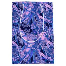 クリムゾンロセラトロピカルブルー ミディアムペーパーバッグ