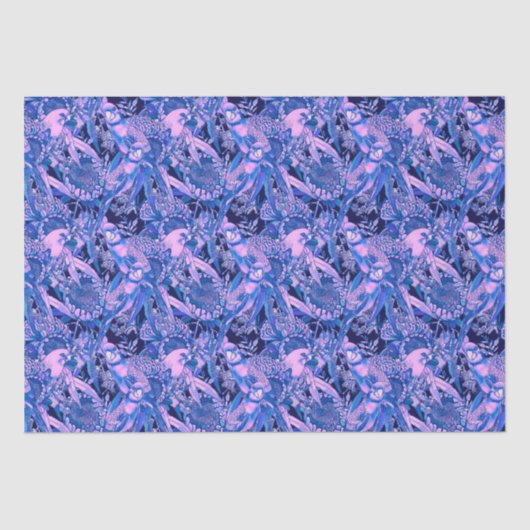 クリムゾンロセラトロピカルブルー 薄葉紙 (正面)