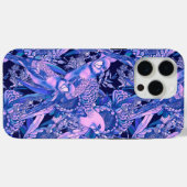 クリムゾンロセラトロピカルブルー Case-Mate iPhoneケース (裏面 (横))