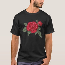 クリムゾンローズの花 Tシャツ