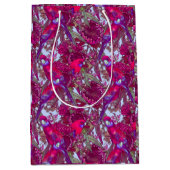 クリムゾンローゼルとワイルドフラワー ミディアムペーパーバッグ (正面)