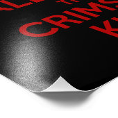 クリムゾン保クキングで落ち着く フォトプリント            (角)