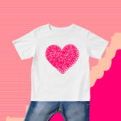 クリムゾン分離ハート ベビーTシャツ