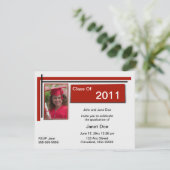 クリムゾン卒業写真発表 招待状 (スタンド正面)