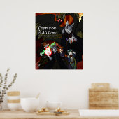 クリムゾン国旗のポスター ポスター (キッチン)