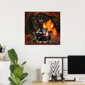 クリムゾン国旗：ヴィランのポスター ポスター (ホームオフィス)