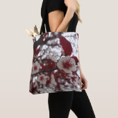 クリムゾン美しいトート トートバッグ (クローズアップ)