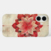 クリムゾン開花曼荼羅 Case-Mate iPhoneケース (裏面 (横))