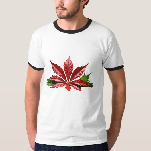 クリムゾン離れズ | 秋の基本インスパイアリガー Tシャツ (正面)