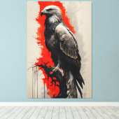 クリムゾン飛行 キャンバスプリント (インサイチュ (ウッドフロア))