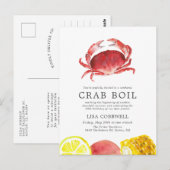 クリムゾン・クラブ | 誕生日クラブ煮 ストライピッド ポストカード (正面/裏面)