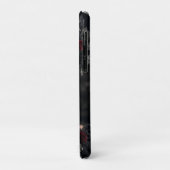 クリムゾン・ゴシック・カラベラ - ブラックローズ Case-Mate iPhoneケース (裏面/左)
