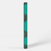 「クリムゾン・スクロはっきりしたール – エレガンス」 iPhoneケース (右側面)