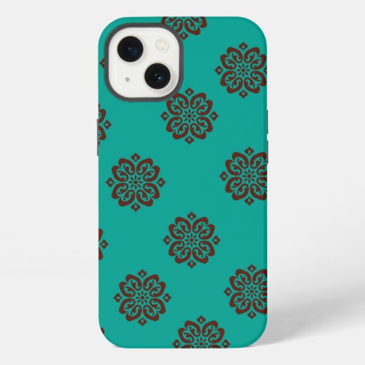 「クリムゾン・スクロはっきりしたール – エレガンス」 iPhoneケース (裏面)