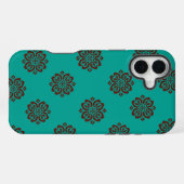 「クリムゾン・スクロはっきりしたール – エレガンス」 iPhoneケース (裏面横)