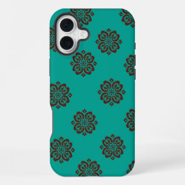 「クリムゾン・スクロはっきりしたール – エレガンス」 iPhone 16 PLUSケース