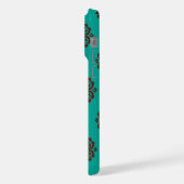 「クリムゾン・スクロはっきりしたール – エレガンス」 iPhoneケース (左側面)