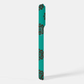 「クリムゾン・スクロはっきりしたール – エレガンス」 iPhoneケース (右側面)