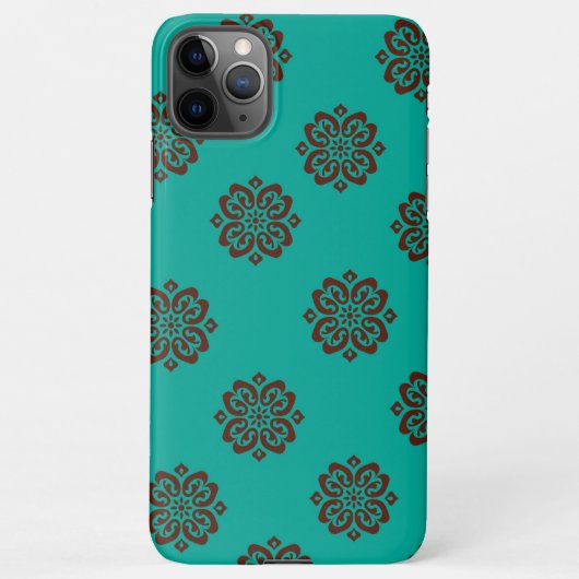 「クリムゾン・スクロはっきりしたール – エレガンス」 iPhoneケース (裏面)