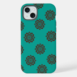 「クリムゾン・スクロはっきりしたール – エレガンス」 iPhone 15 PLUSケース