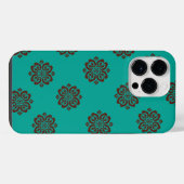 「クリムゾン・スクロはっきりしたール – エレガンス」 iPhoneケース (裏面横)