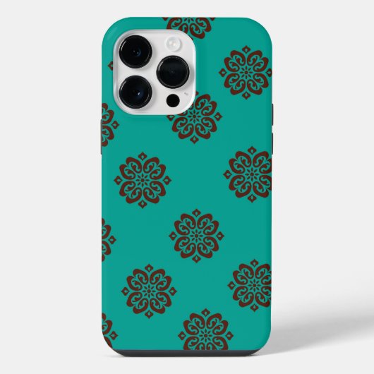 「クリムゾン・スクロはっきりしたール – エレガンス」 iPhoneケース (裏面)