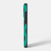 「クリムゾン・スクロはっきりしたール – エレガンス」 iPhoneケース (左側面)