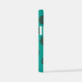 「クリムゾン・スクロはっきりしたール – エレガンス」 iPhoneケース (右側面)